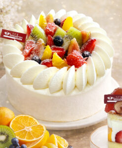 水果喬琪紗 Fruit Chiffon Cake